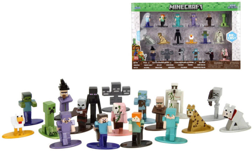 Jada Toys Minecraft Nano Metalfigs - Multipack Wave 12