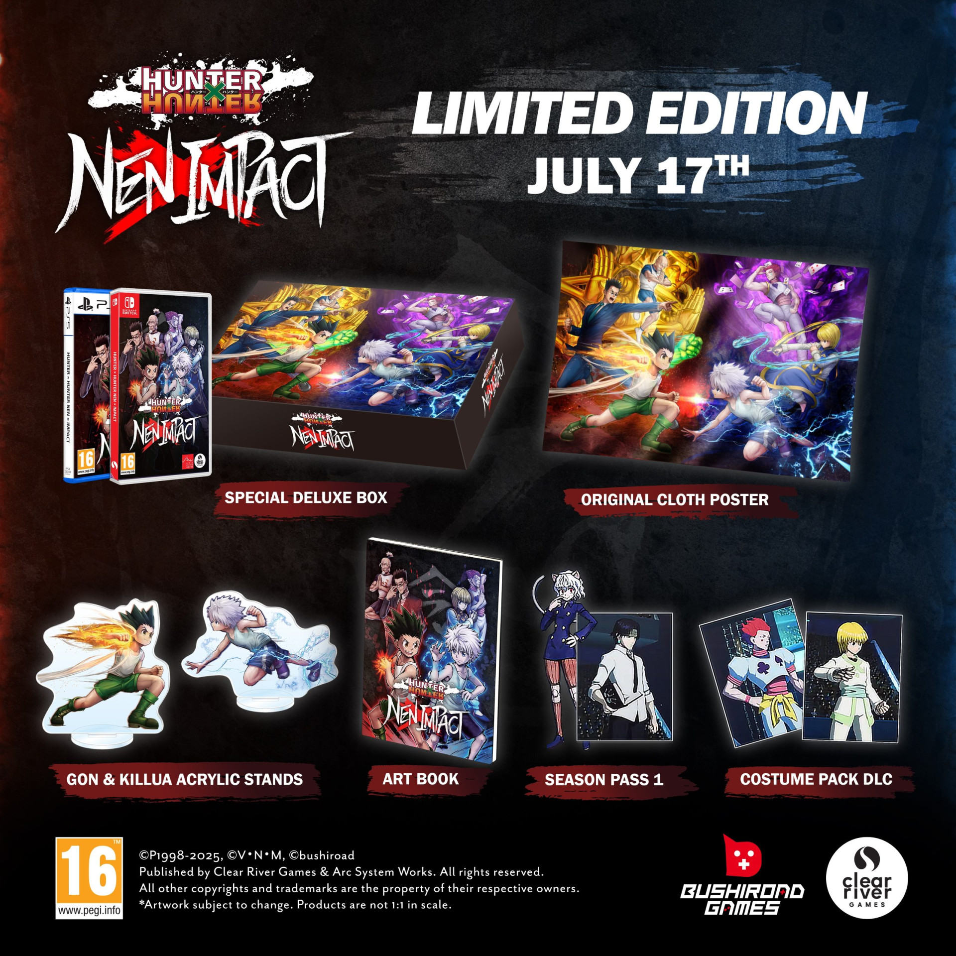 Arc System Works Hunter x Hunter Nen x Impact Limited Edition