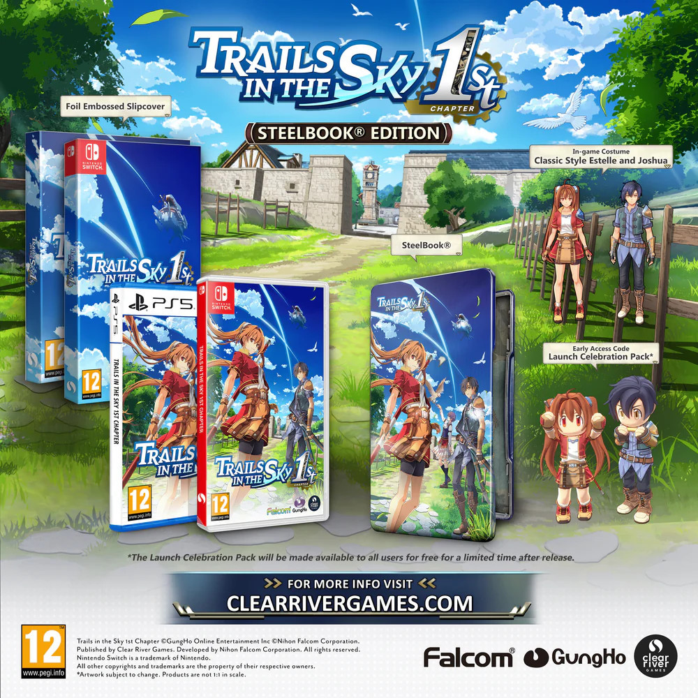 Clear River Games Trails in the Sky 1st Chapter Steelbook Edition