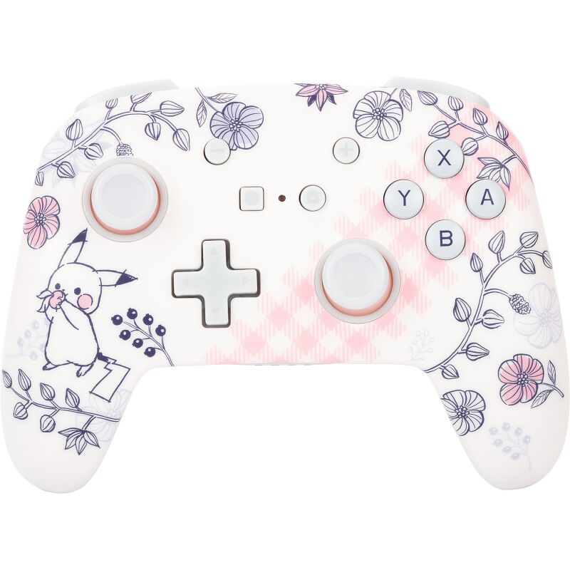 PowerA Enhanced Wireless Controller for Nintendo Switch - Pikachu Garden Gamepad