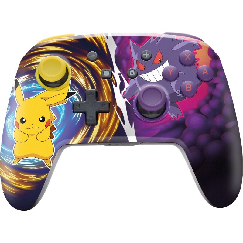 PowerA Enhanced Wireless Controller for Nintendo Switch - Pikachu vs. Gengar Gamepad