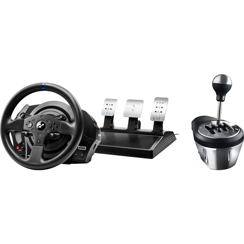 Thrustmaster T300 RS GT Edition + TH8A Add-On Shifter Bundel Stuur