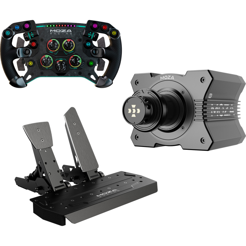 MOZA Racing R12 + GS V2P GT + SR-P Bundel Stuur