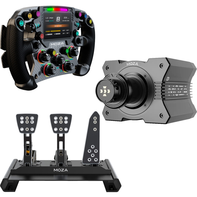 MOZA Racing R12 + FSR + CRP Bundel Stuur
