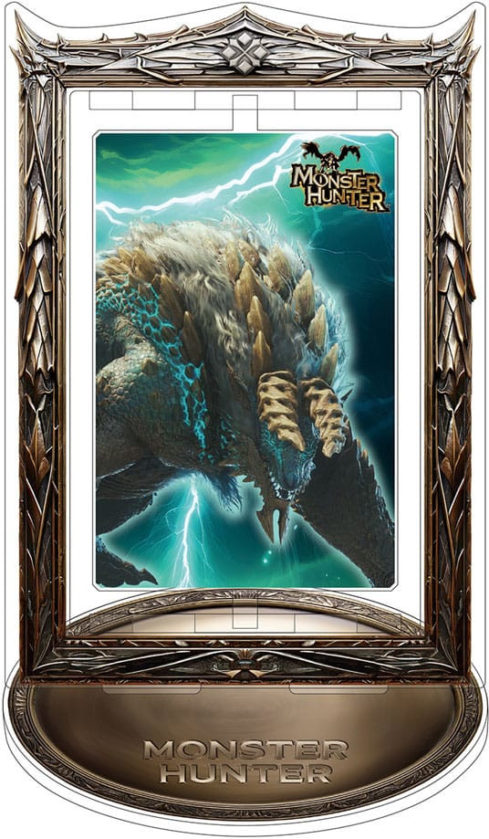 Capcom Monster Hunter Wilds Rotating Acrylic Stand - Zinogre