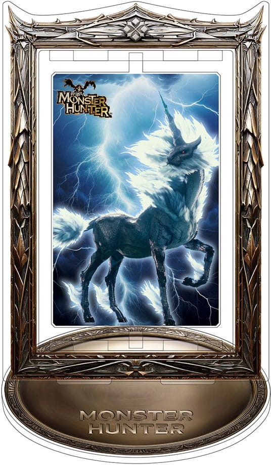 Capcom Monster Hunter Wilds Rotating Acrylic Stand - Kirin