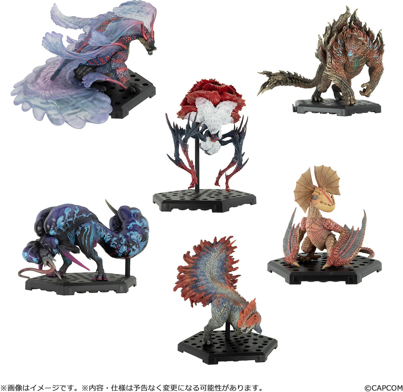 Capcom Monster Hunter Trading Figures Vol. 28 Full Box (6 figures)