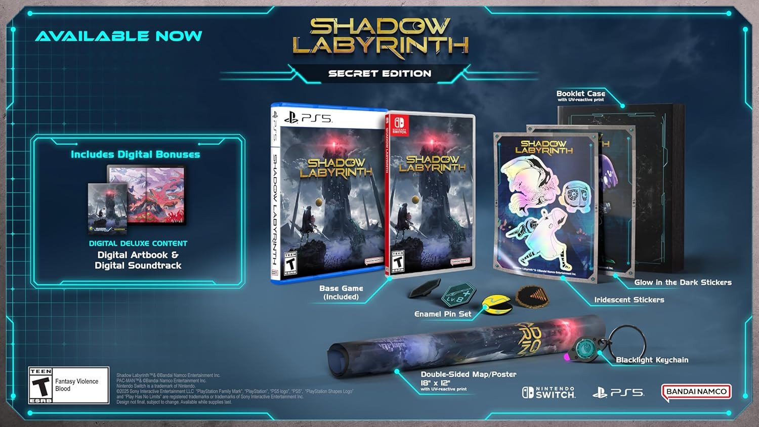 Bandai Namco Shadow Labyrinth Secret Edition