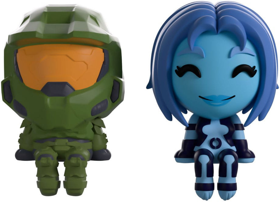 Youtooz Halo  Vinyl Monitor Buddiez Figure - The Master Chief & Cortana