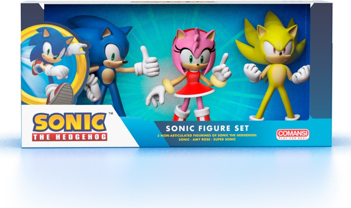 Comansi Sonic the Hedgehog - 3 Figurine Box Set