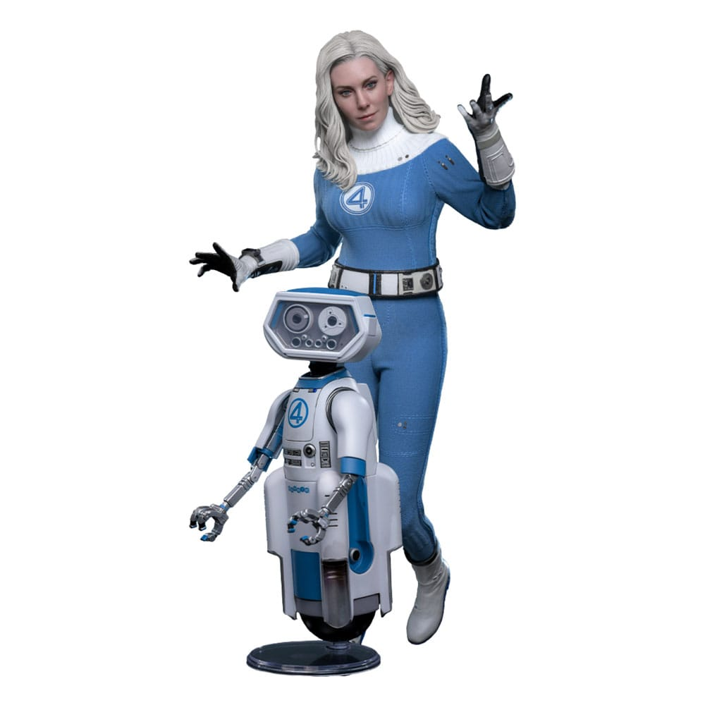 Hot Toys The Fantastic Four Invisible Woman & H.E.R.B.I.E.