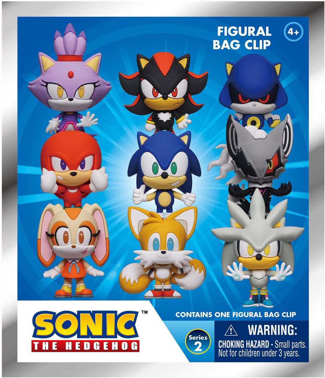 Monogram Sonic the Hedgehog 3D Bag Clip Blind Bag - Series 2