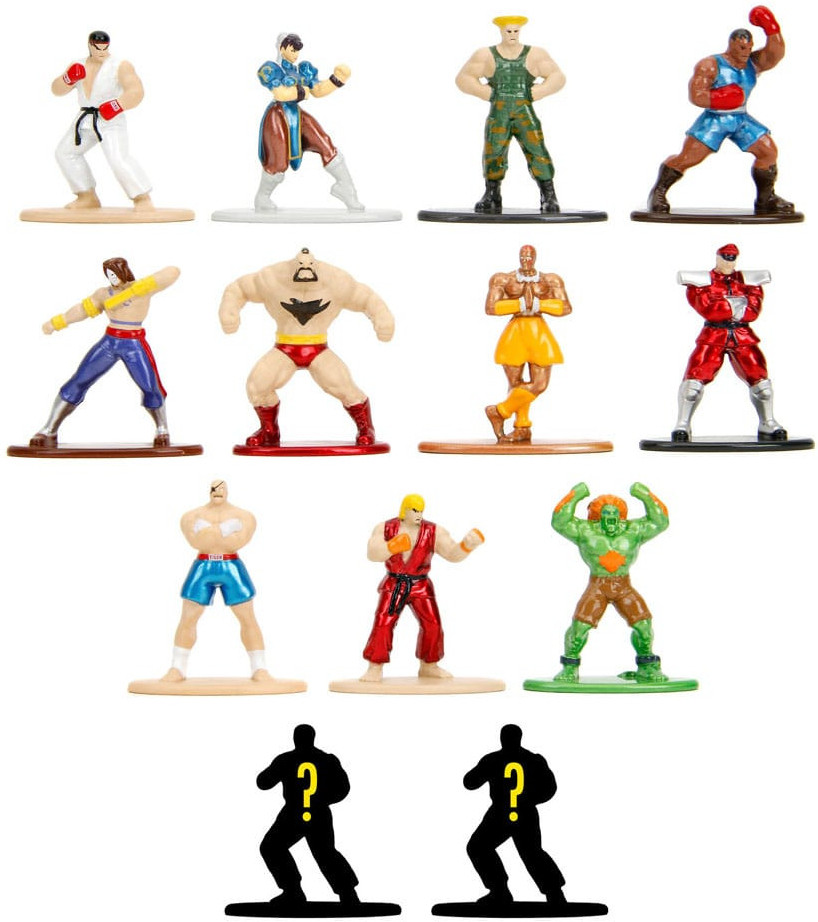 Jada Toys Street Fighter Nano Metalfigs Diecast Mini Figures - Blind Bag