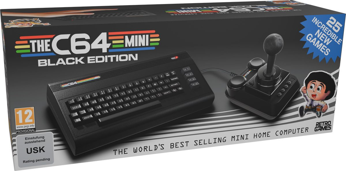 Koch Media THE C64 Mini (Commodore 64) (Black Edition)