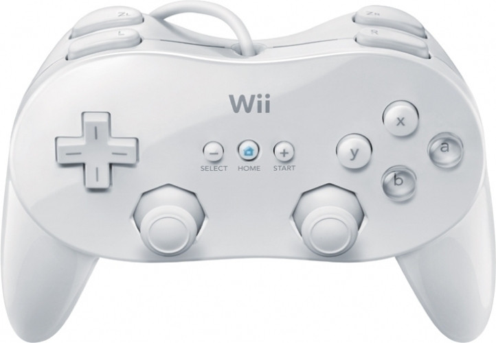 Nintendo Wii Classic Controller Pro White