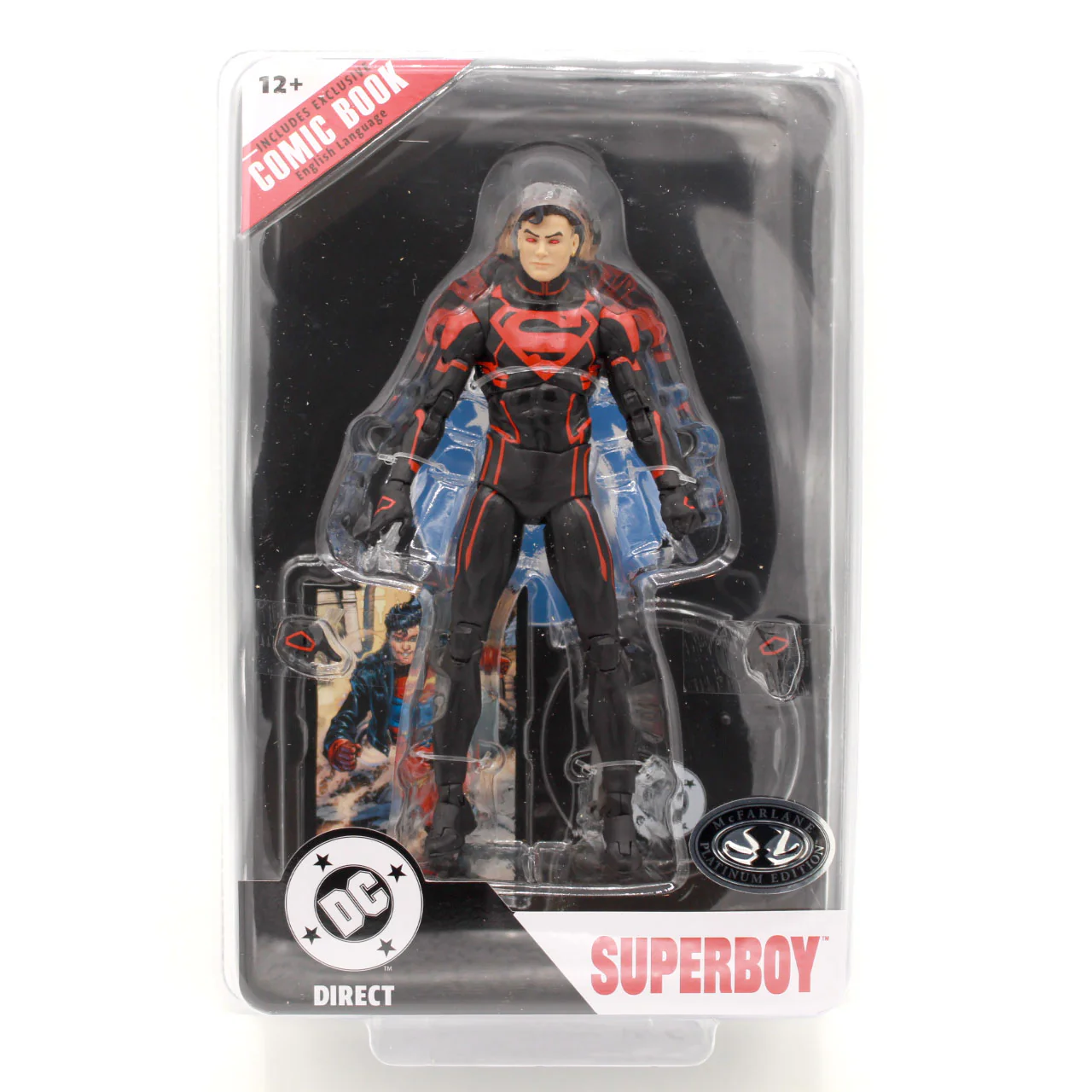 McFarlane DC Direct Page Punchers Superboy (Platinum)
