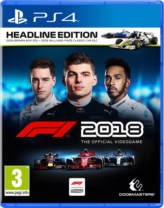 Codemasters F1 2018 Headline Edition - PS4