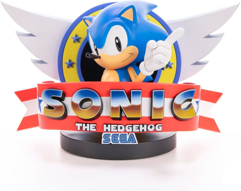 First 4 Figures Sonic the Hedgehog Statue - Title Screen