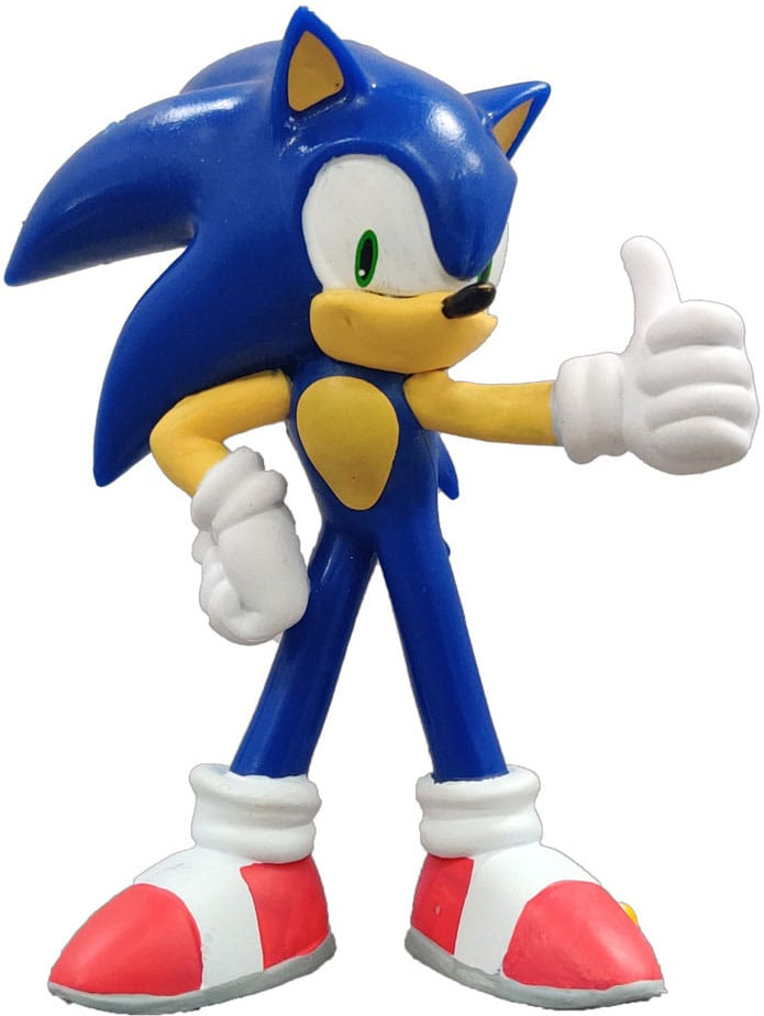 Comansi Sonic the Hedgehog Mini Figurine - Sonic The Hedgehog (Thumbs Up)