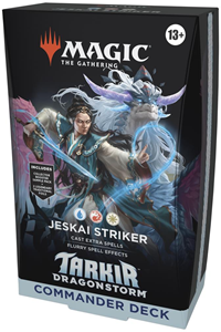 Wizards of The Coast Magic the Gathering - Tarkir Dragonstorm Land Commander Deck - Jeskai Striker