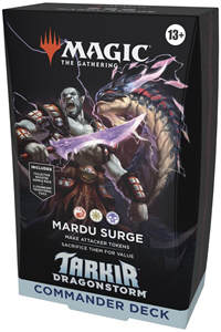 Wizards of The Coast Magic the Gathering - Tarkir Dragonstorm Land Commander Deck - Mardu Surge