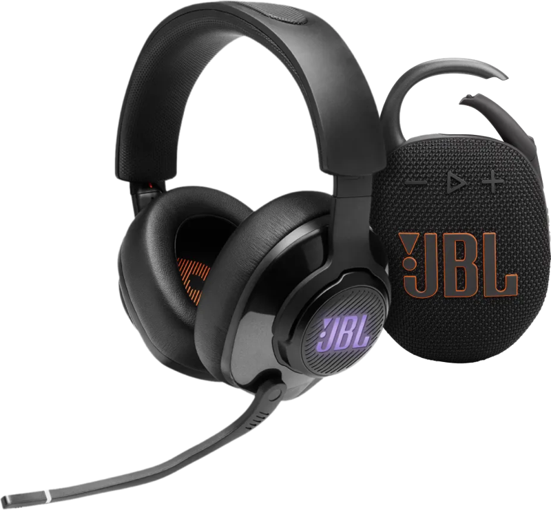 JBL Quantum 400 Zwart +  Clip 5 Zwart