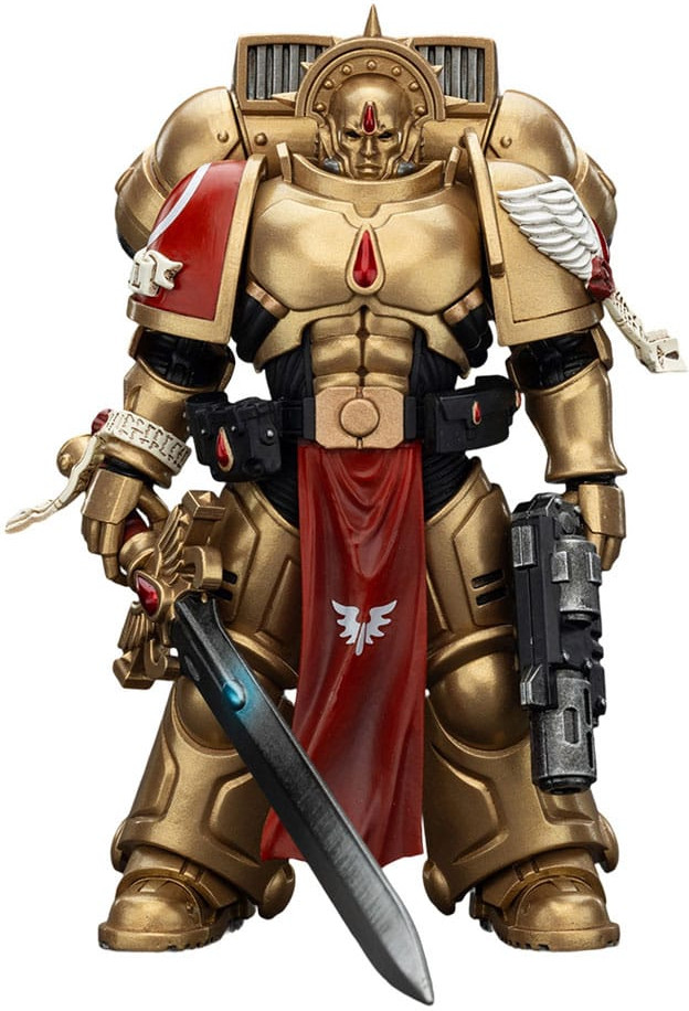 Joy Toy Warhammer 40K Action Figure - Sanguinary Guard 1 with Inferno Pistol and Encarmine Blade