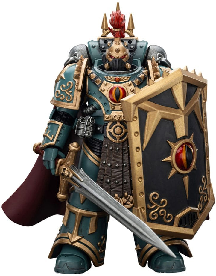 Joy Toy Warhammer 40K Action Figure - Sons of Horus Little Horus Aximand Captain of the 5th Company