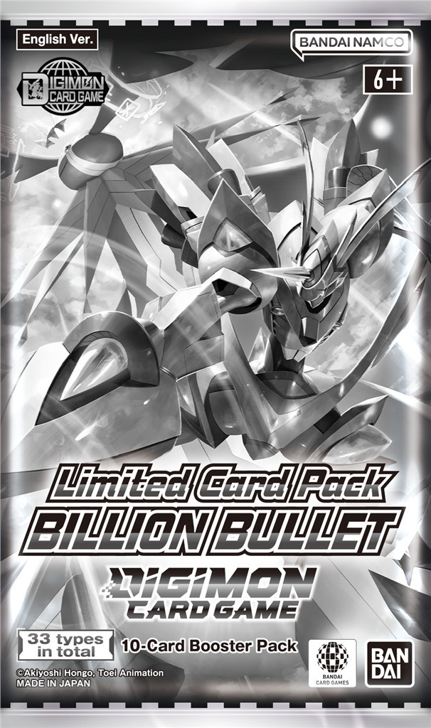 Bandai Digimon TCG Billion Bullet Limited Booster Pack