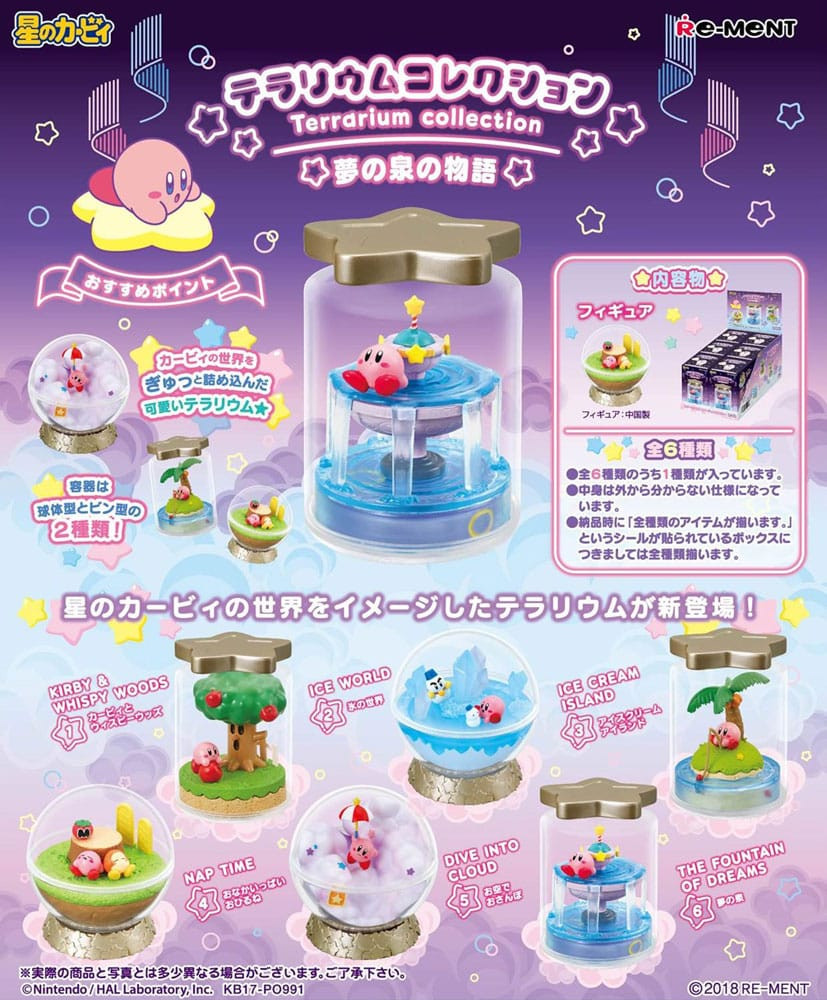 Re-Ment Kirby - Terrarium Collection 1 - Blind Box (6 figures)
