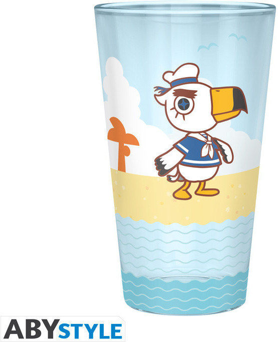 Abystyle Animal Crossing New Horizons Glass - Beach