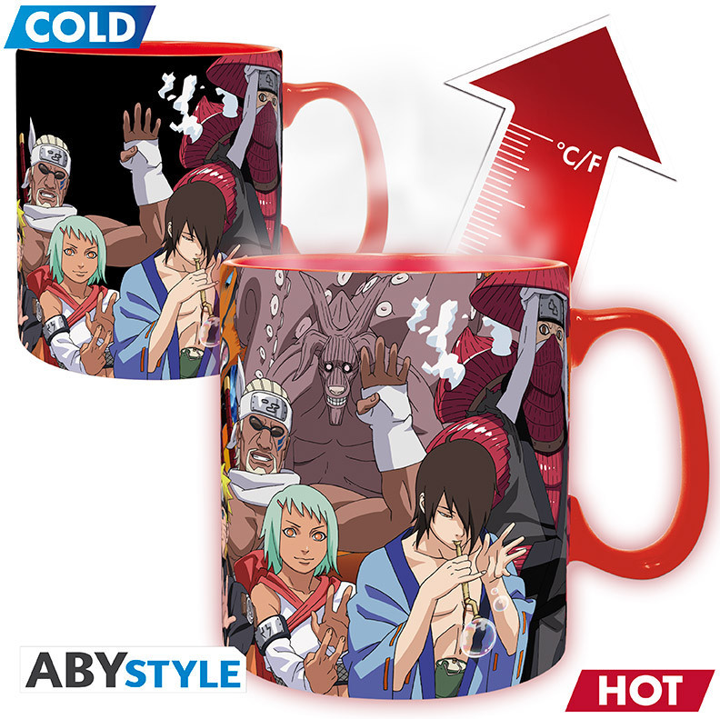 Abystyle Naruto Shippuden Heat Change Mug - Biju & Jinchuuriki