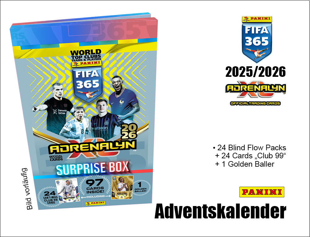 Panini Adrenalyn XL Fifa 365 TCG 25/26 Advent Calendar