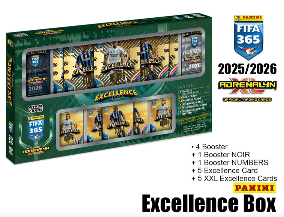 Panini Adrenalyn XL Fifa 365 TCG 25/26 Excellence Box