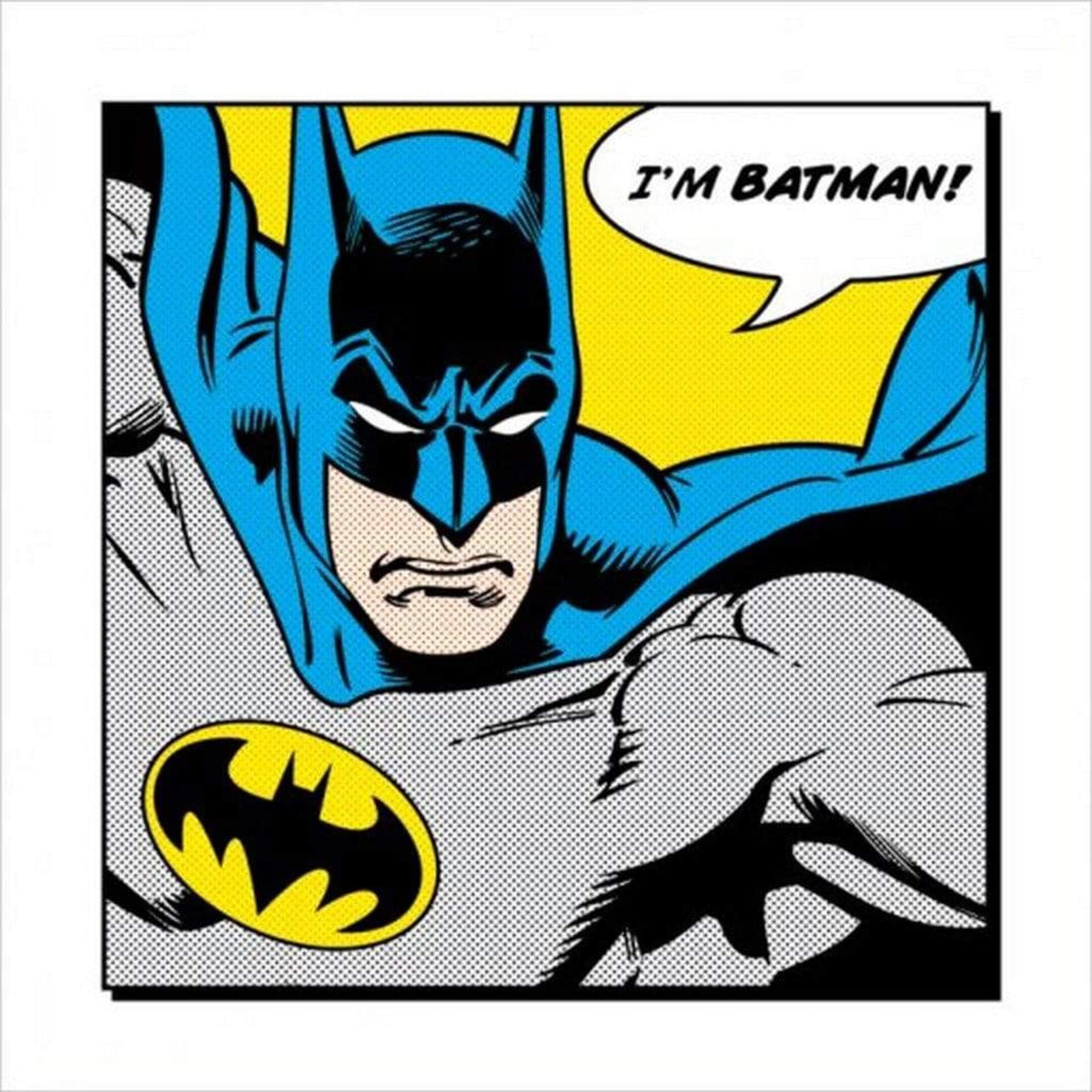 Pyramid Kunstdruk Batman - Im Batman 40x40cm