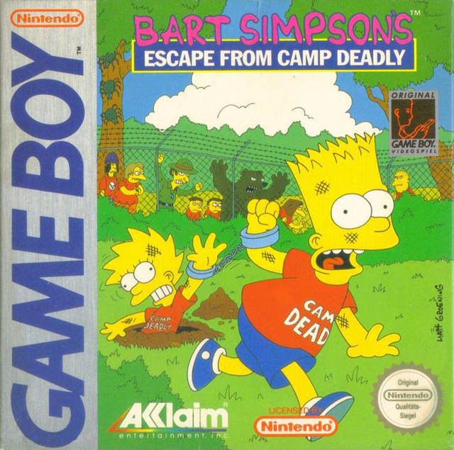 Acclaim Bart Simpson Escape From Camp Deadly