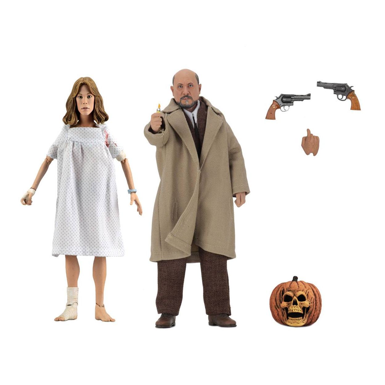NECA Halloween 2 Doctor Loomis & Laurie Strode