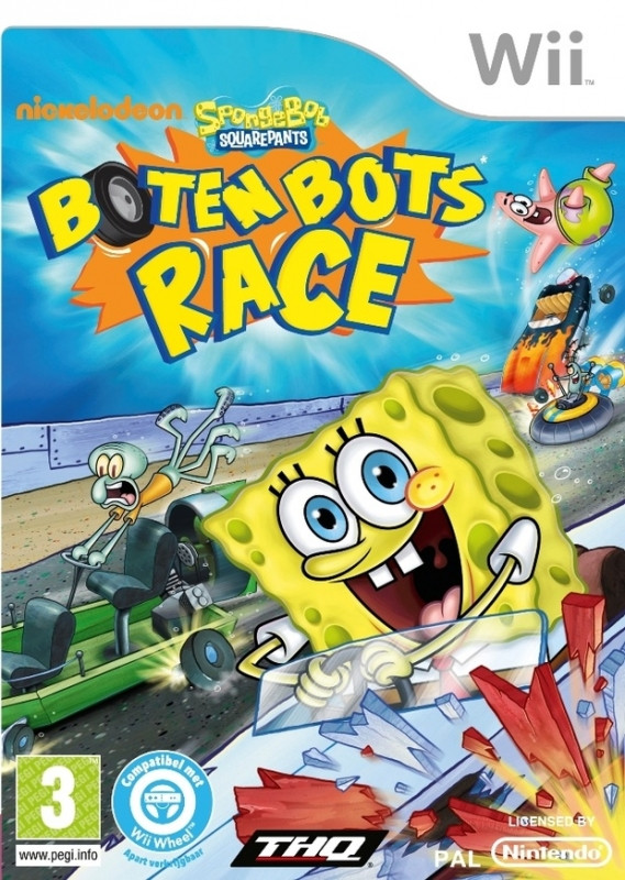 THQ Spongebob Boten Bots Race