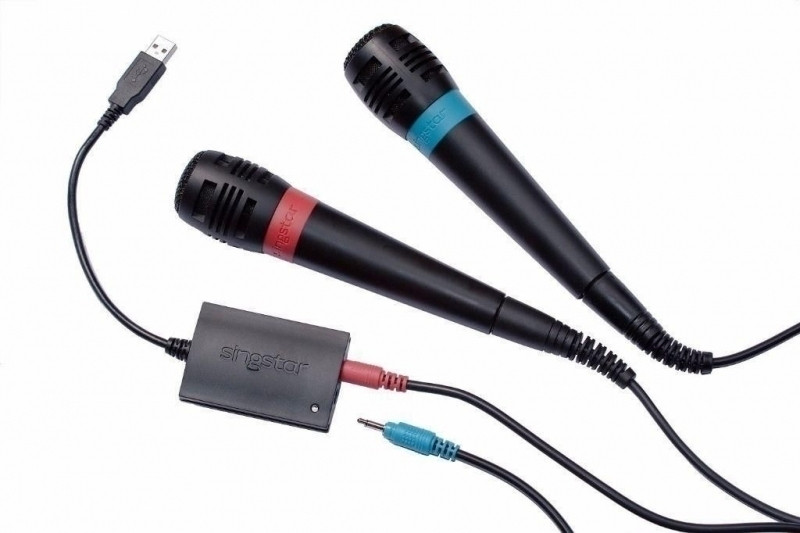 Sony Computer Entertainment Singstar Wired Microphones (2 mics)