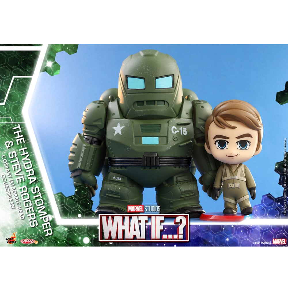 Hot Toys Cosbaby Hydra Stomper & Steve Rogers