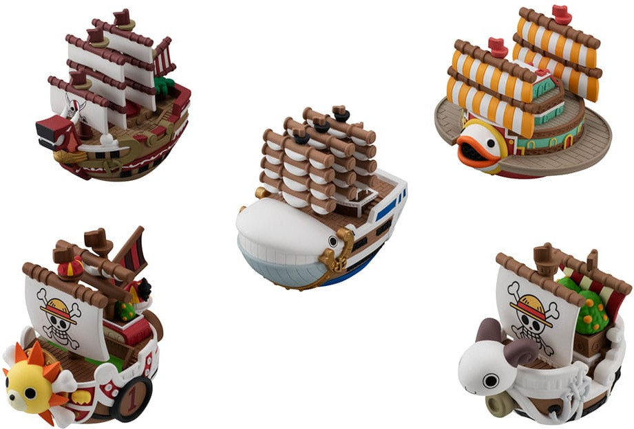 Megahouse One Piece Yura Colle Series Grand Line - Complete Blind Box (6 Figures)
