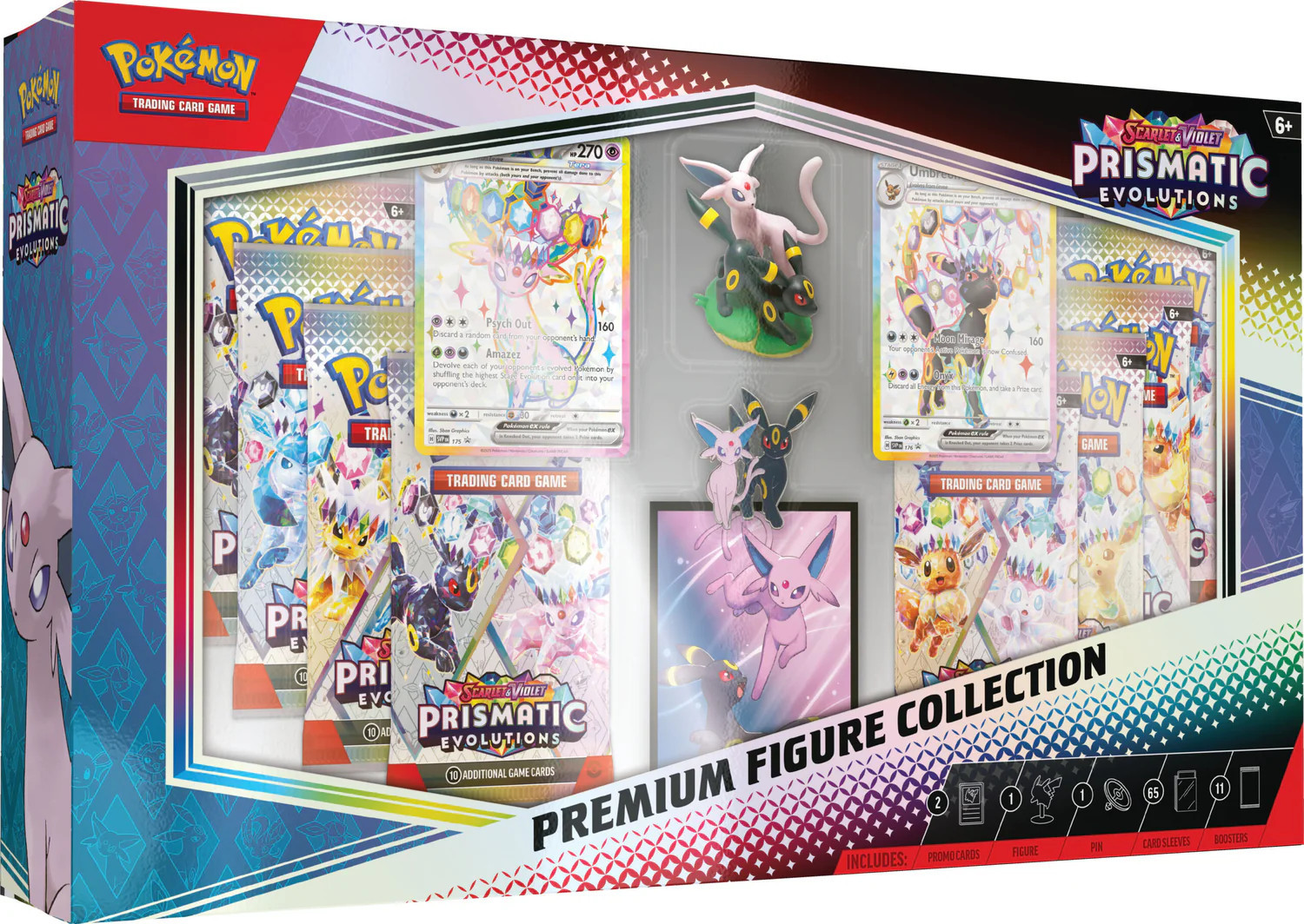 The Pokemon Company Pokemon TCG Prismatic Evolution Premium Figure Collection