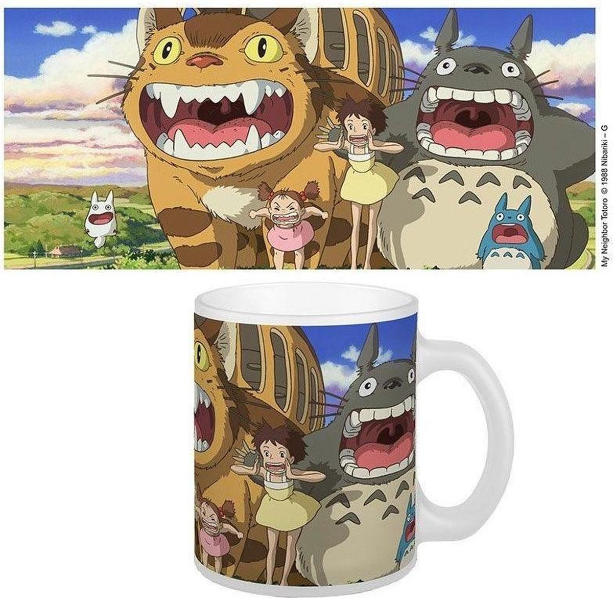 Semic Distribution Studio Ghibli Mug - Nekobus & Totoro