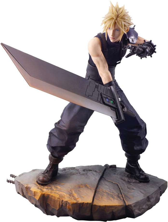 Square Enix Final Fantasy VII Rebirth Static Arts Gallery Figure - Cloud Strife