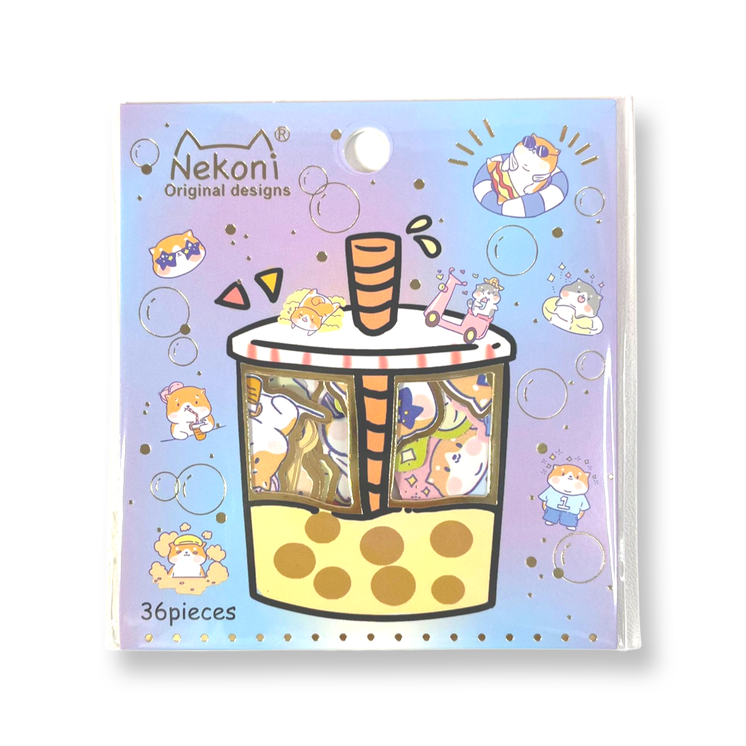 - Nekoni Dog Boba Stickerzakje