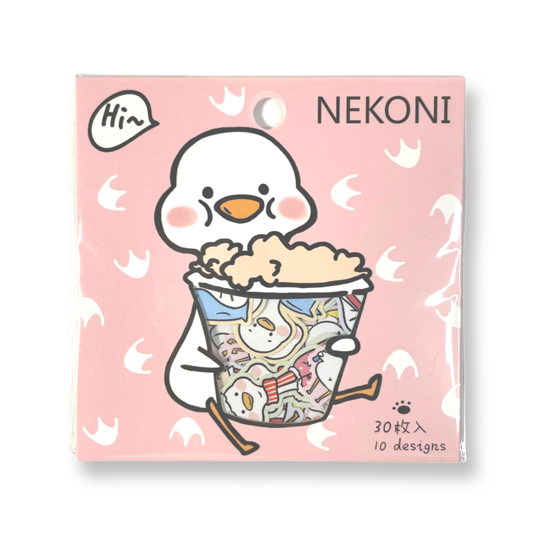 - Nekoni Eend Stickerzakje