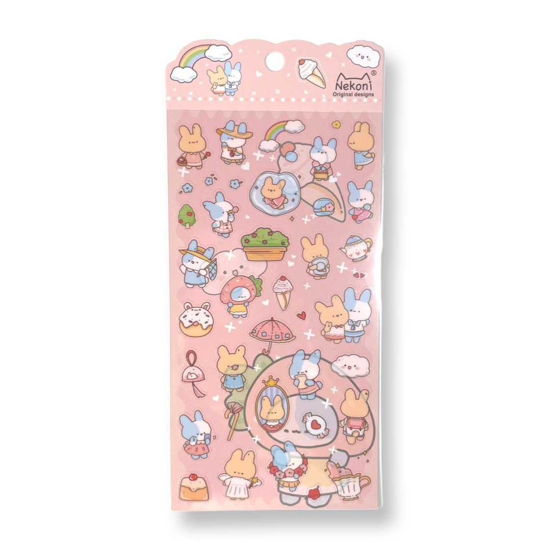 - Nekoni Bunny Stickers
