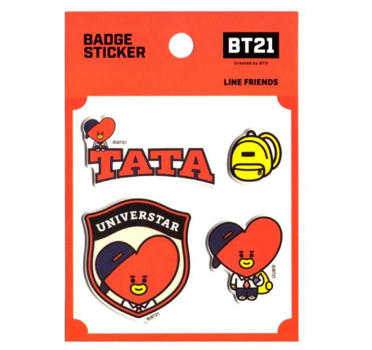 BT21 Badge Sticker - TATA