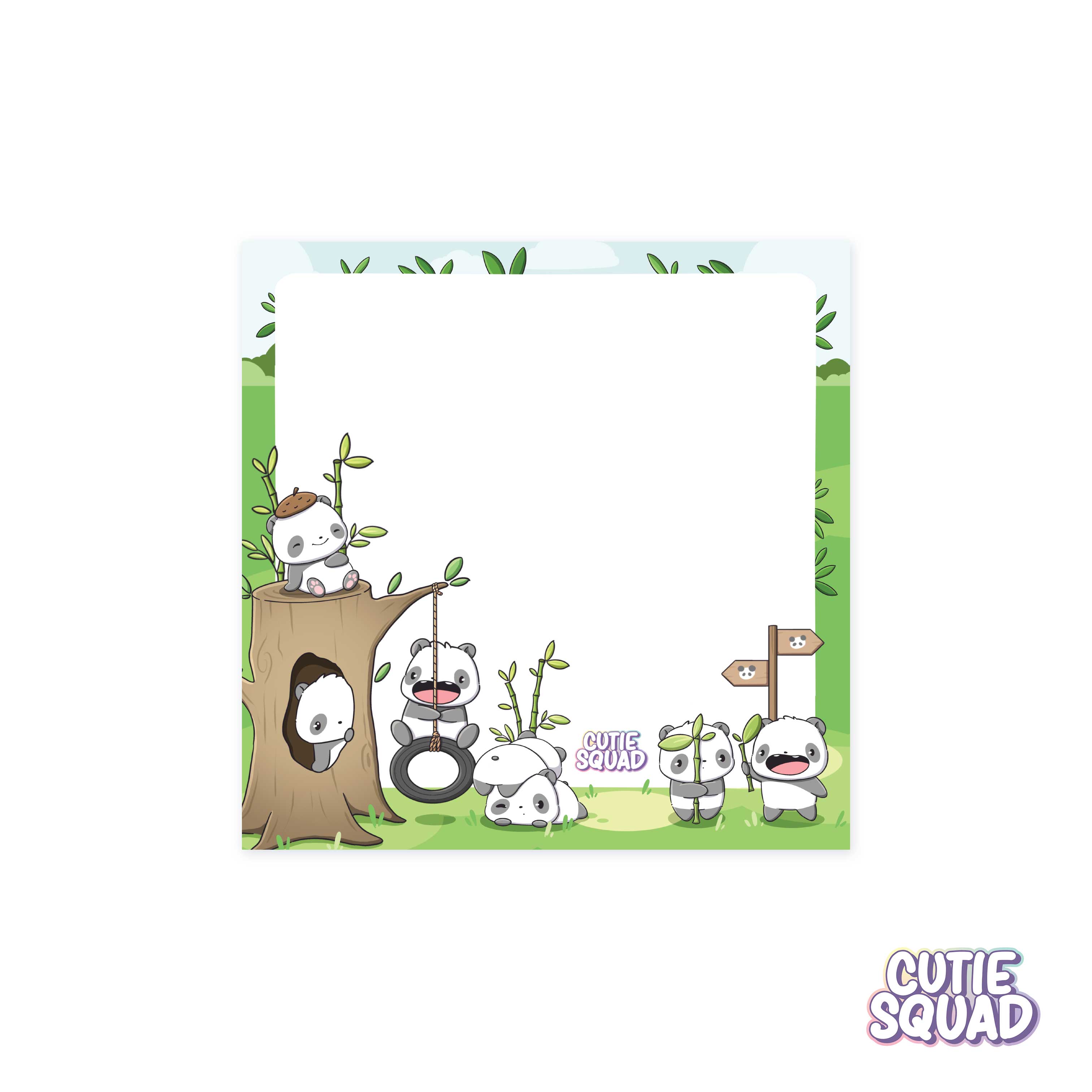 CutieSquad Sticky Notes - Pandas
