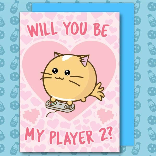 Fuzzballs ansichtkaart - Will you be my player 2℃
